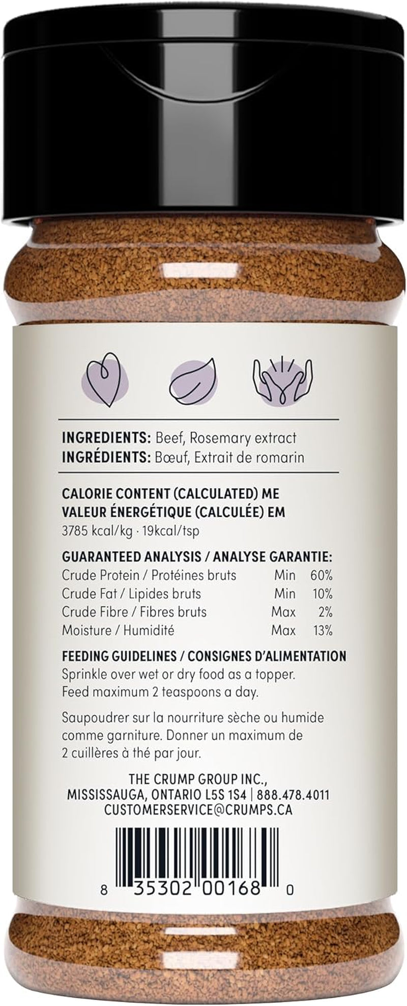 Crumps' Naturals Beef Liver Sprinkles Brown, 4.2 Ounce (Pack of 1)