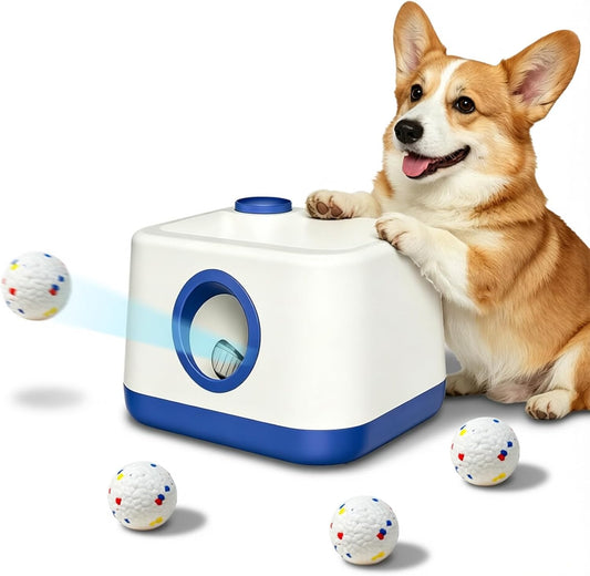 Automatic Dog Ball Launcher for Small and Medium Dogs, Indoor and Outdoor