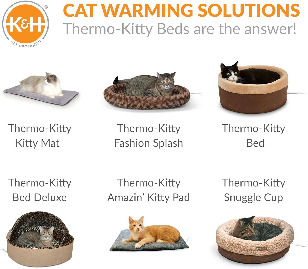 K&H Pet Bed Warmer, Safety Listed, Cat Heating Pad, Small 10.25X9.25In Gray