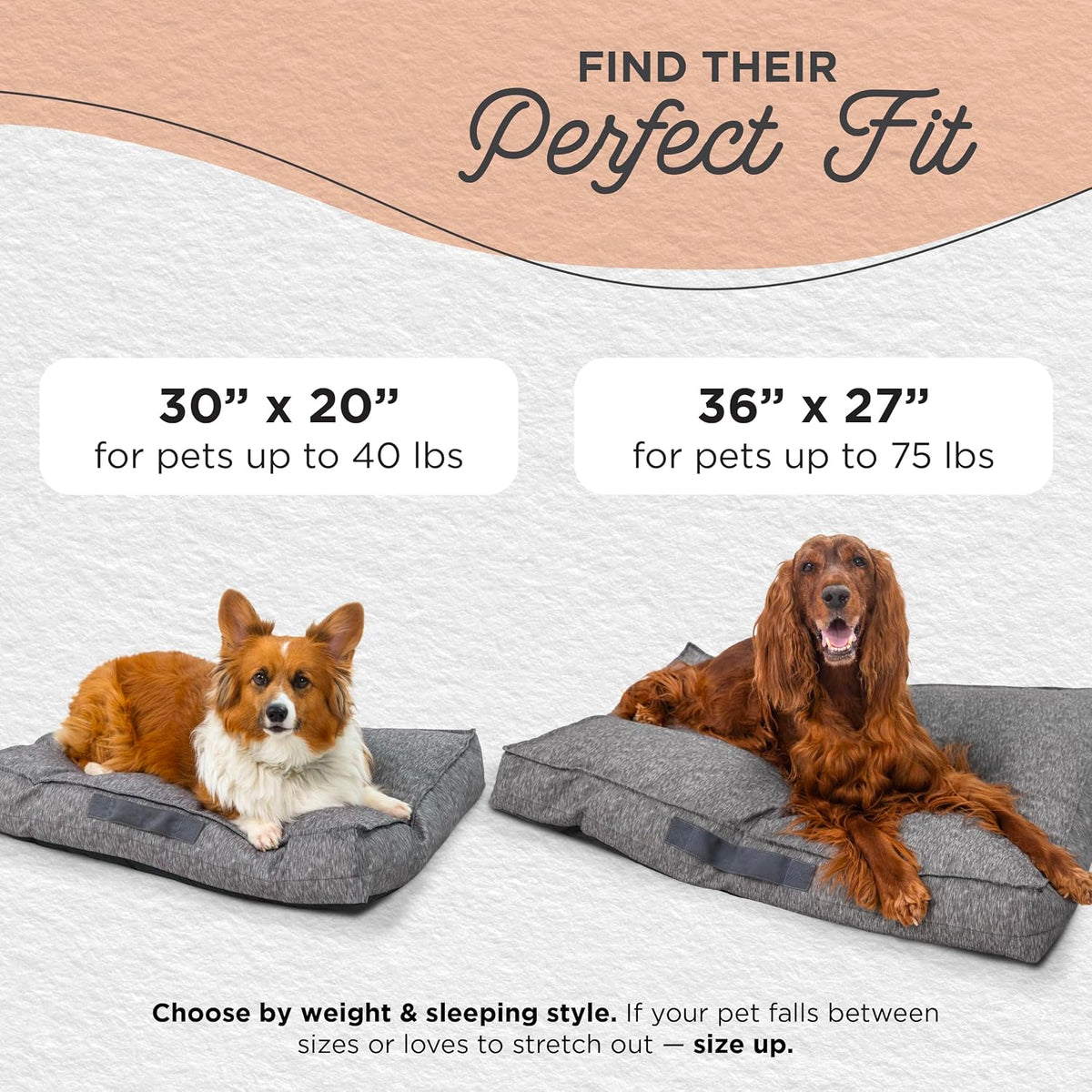 Best Friends by Sheri Dura-Tuff Durable Dog Bed, Gray, 30" X 20"