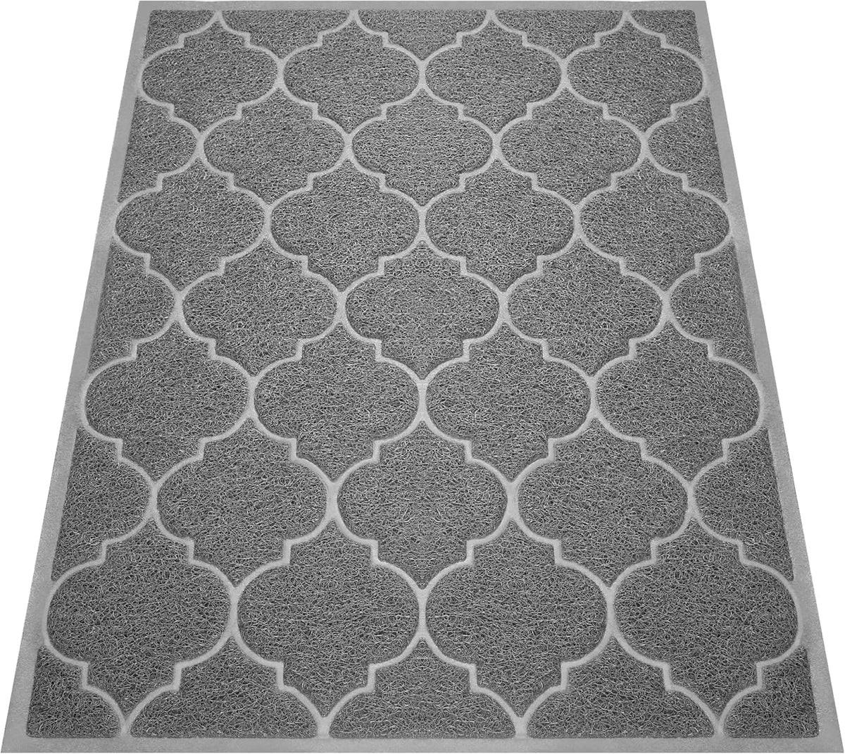 Cosyearn Door Mat, 46X35, Grey, Indoor Outdoor Front Entryway Doormat