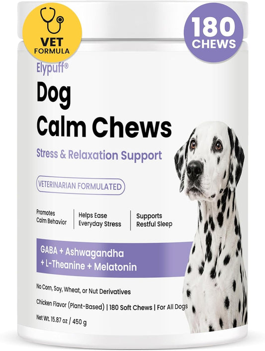 Calming Chews for Dogs - 180Ct Dog Calming Chews Anxiety and Stress Relief