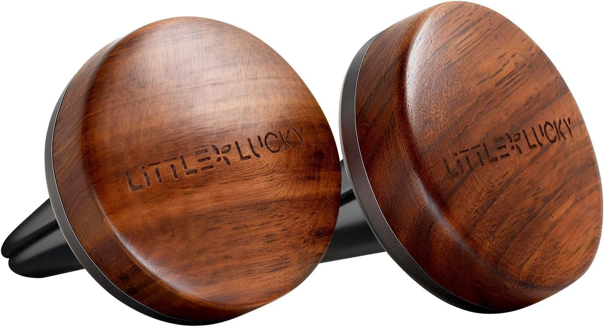 Car Air Freshener, 2 Pack Wood Air Freshener Long Lasting Car Diffuser
