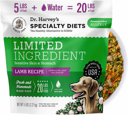 Dr. Harvey'S Limited Ingredient Dog Food, Lamb Recipe (5 Lb)