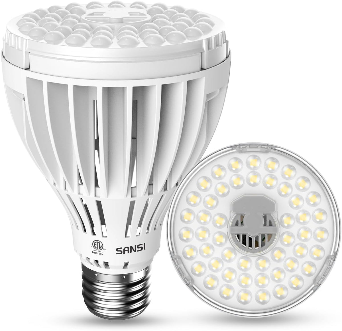 SANSI 32W Grow Light Bulbs for Indoor Plants Full Spectrum, 350W Equivalent