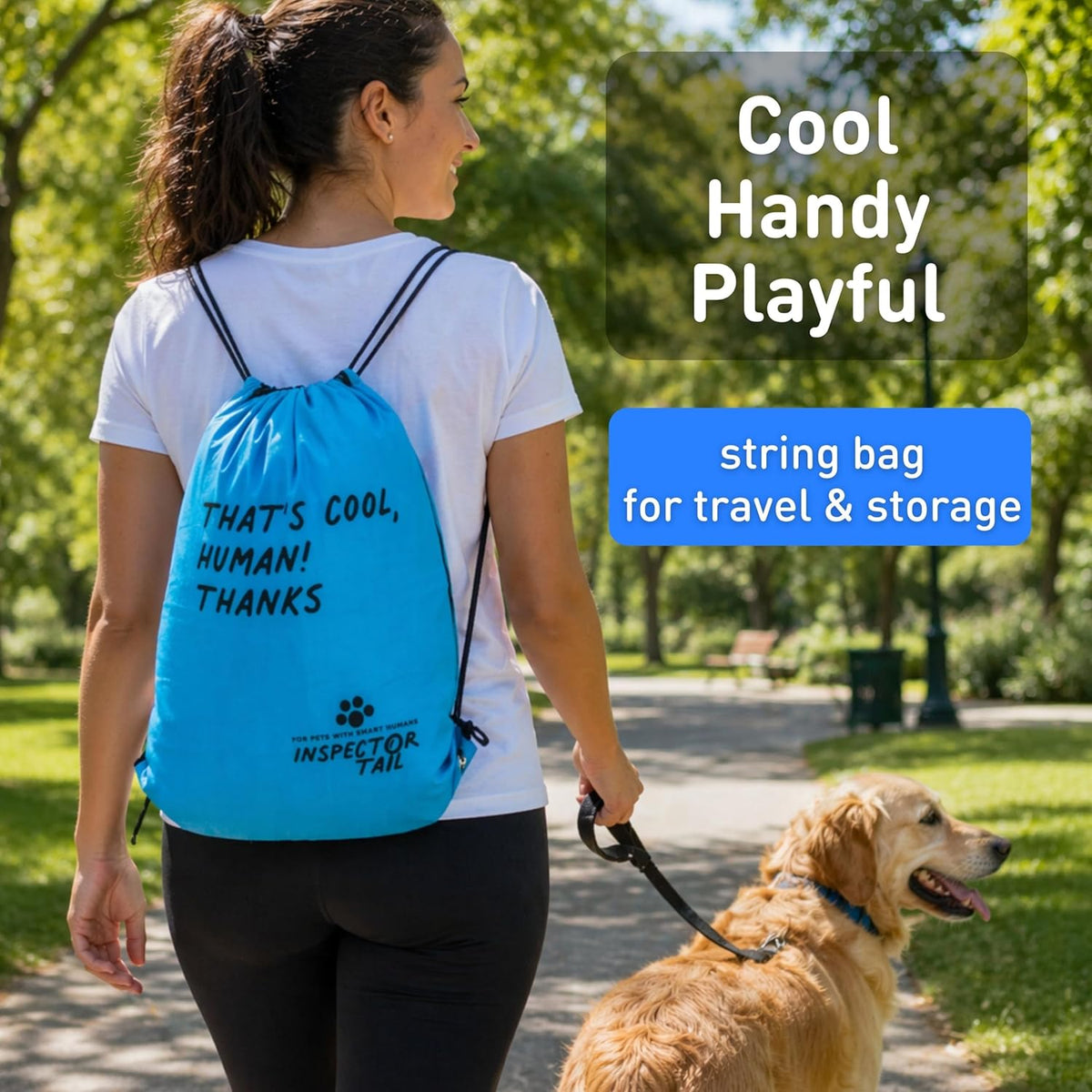 INSPECTOR TAIL Dog Cooling Mat, Indoor & Outdoor, Large Self Cooling Pad