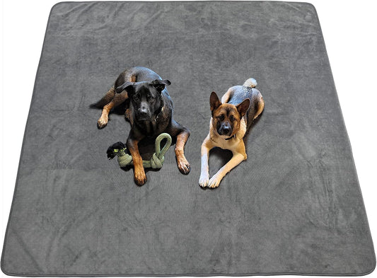 Dog Pee Pad Washable Extra Large, Instant Absorb Thicker Training Pads Non-Slip Pet Playpen Mat, Waterproof Reusable Floor Mat Ideal for Puppy Senior Dog Whelping Incontinence Housebreaking 65X48 Inch