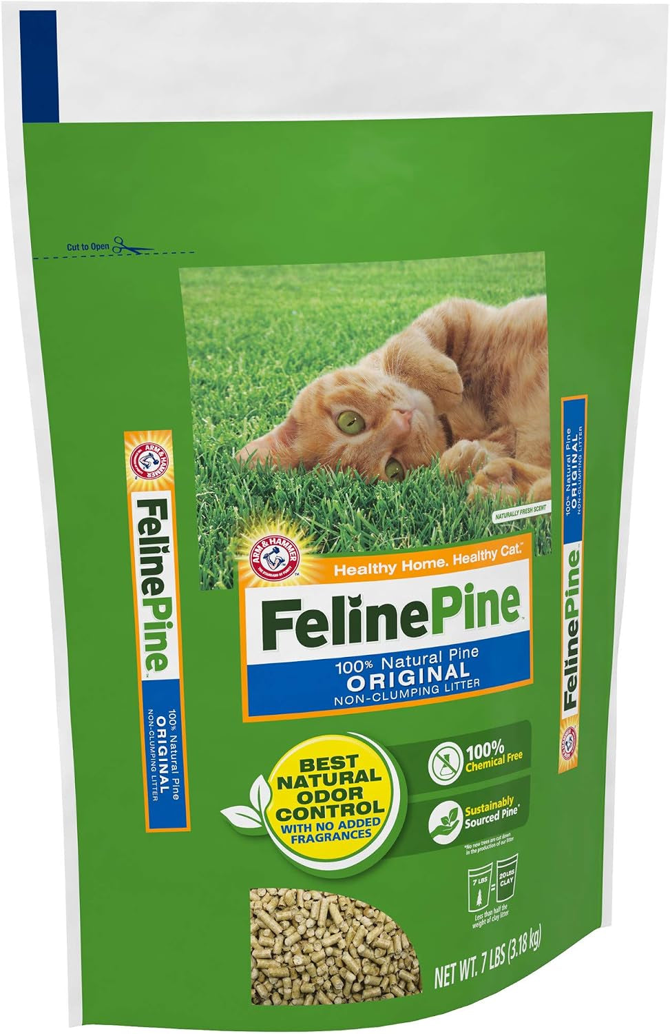 Feline Pine Cat Litter Original 7Lb