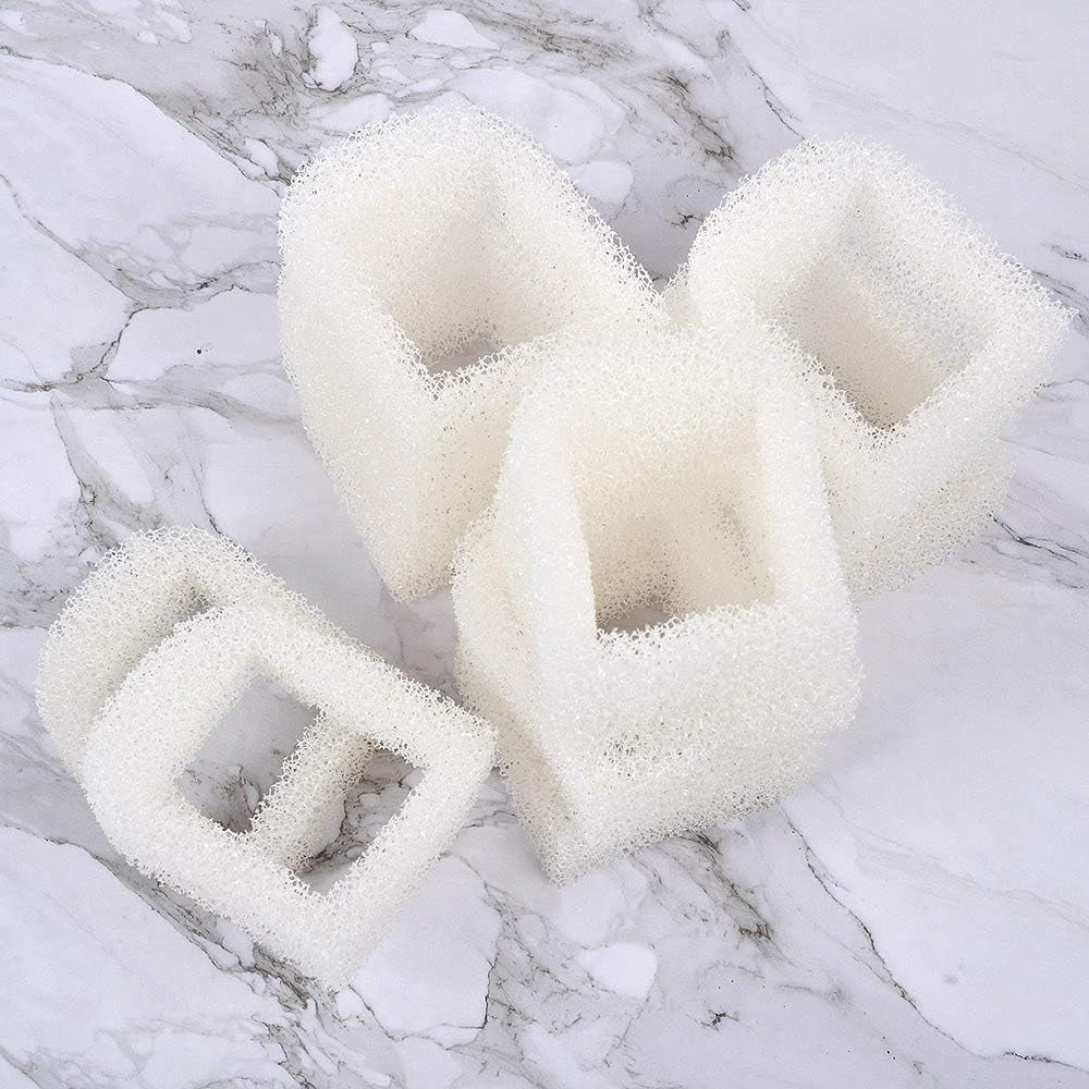 Cat Water Fountain Filter Replacement, Pet Fountain Replacement Foam Filters Compatible with Petsafe Drinkwell Pet Fountain Filters for Drinkwell Stainless Steel 360 Water Fountain 12PCS