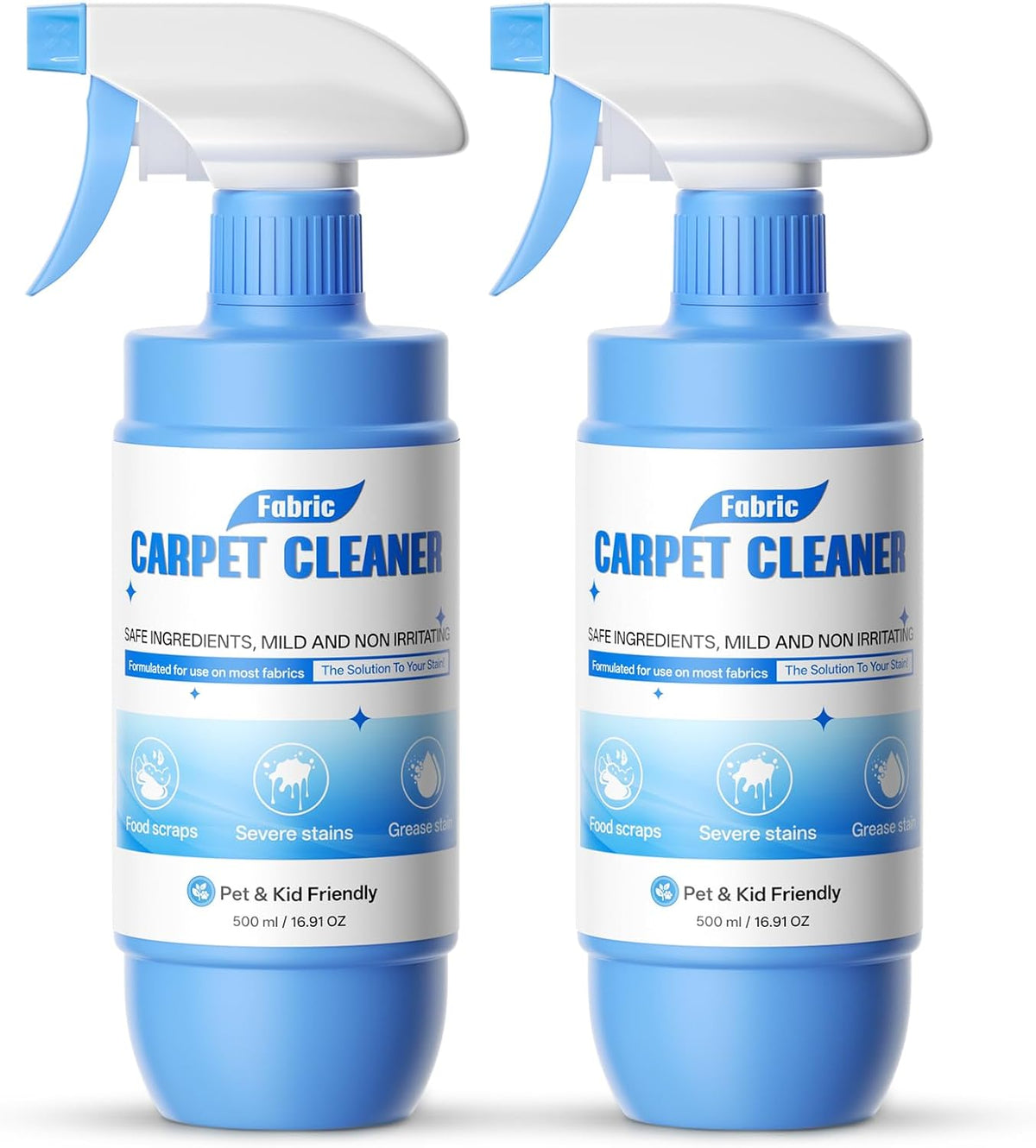 Carpet Cleaner Spray, Stain & Spot Cleaner for Carpet, 33.82 Fl Oz