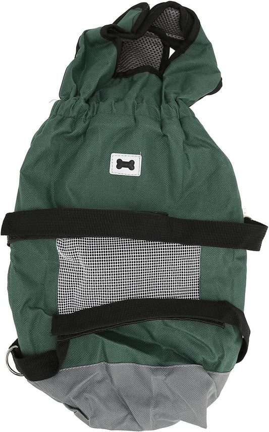Dog Wheelchair, Breathable Paralyzed Pet Supply, Limbs Paralyzed Dog Wheelchair Silent Wheels & Oxford Cloth Rear Legs Pet Drag Bag Scooter for Paralyzed