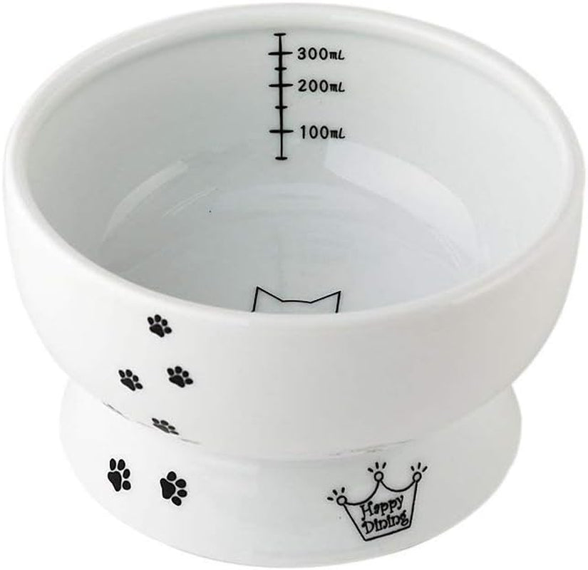 Necoichi Raised Cat Bowl Dining Tray (Bowl Set with Dining Tray)