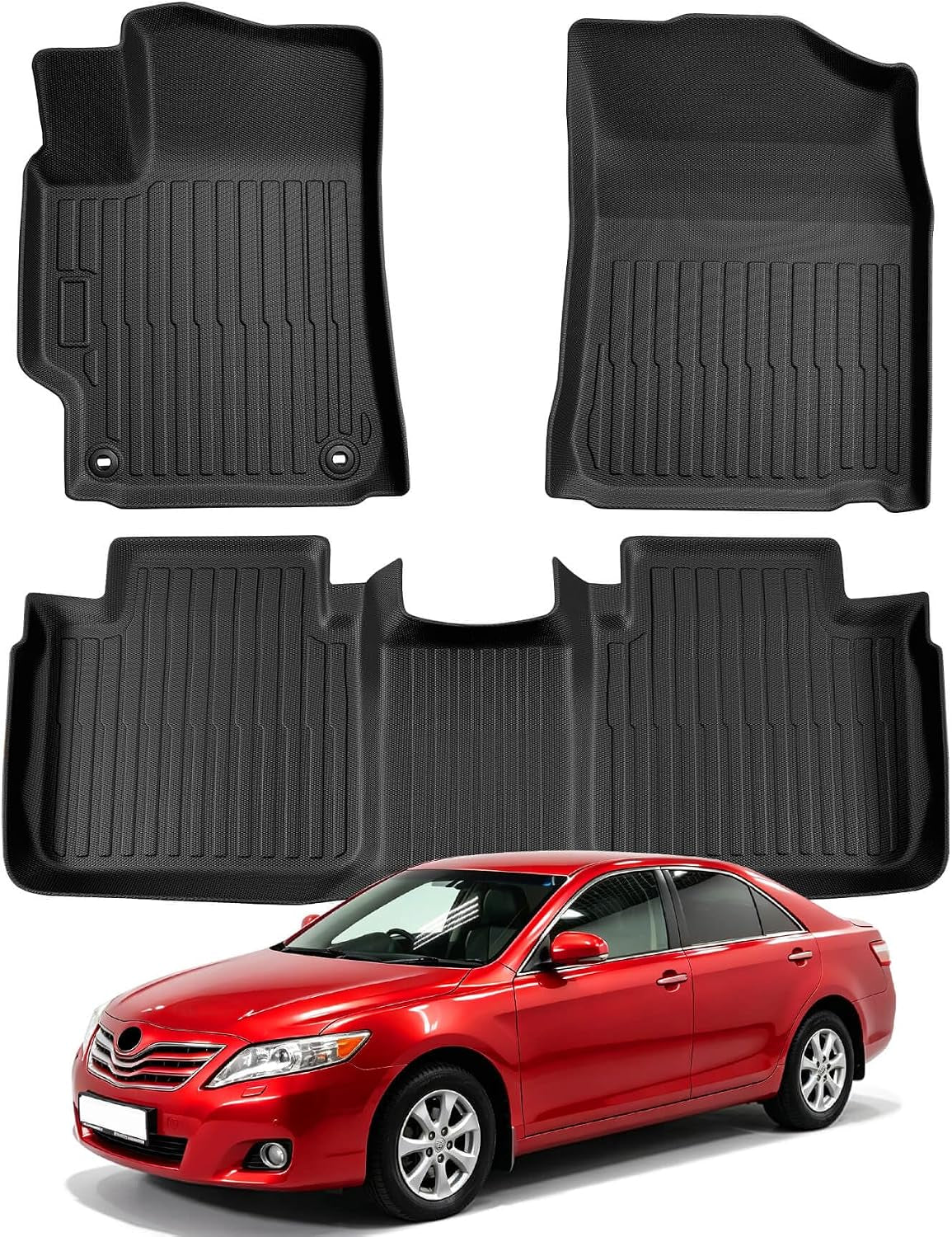 Floor Mats for Toyota Camry 2007-2011,3 Pcs Car Mats