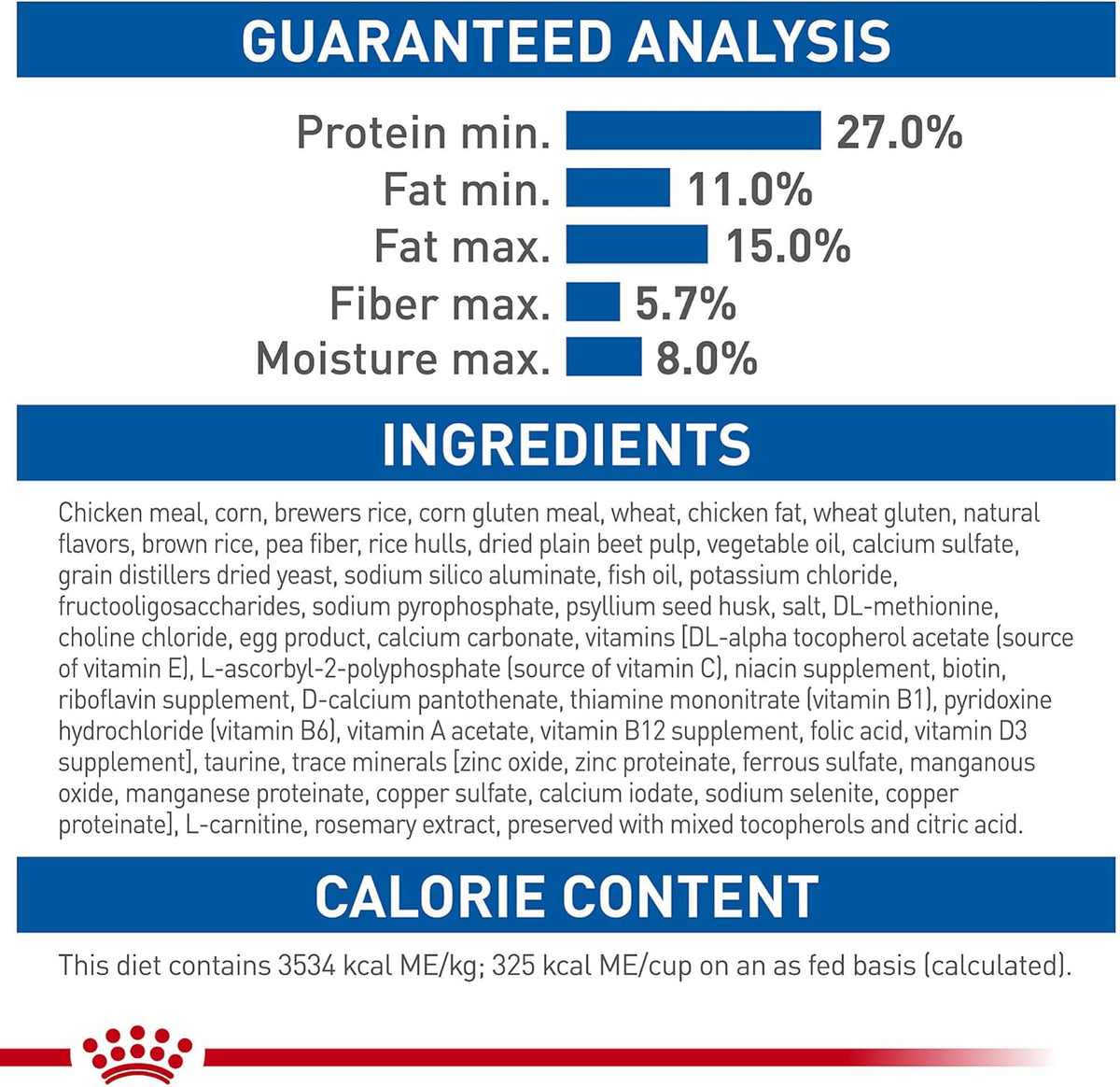 Royal Canin Feline Health Nutrition Indoor Adult Dry Cat Food, 7 Lb Bag