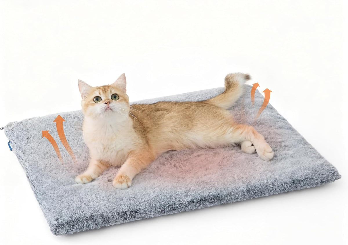Bedsure Self Warming Cat Bed Mat,Small Pet Extra Warm Self Heating Cat Pad