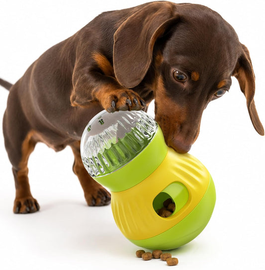 Dog Treat Dispensing Puzzle Toy Puppy Interactive Toys Slow Feeder
