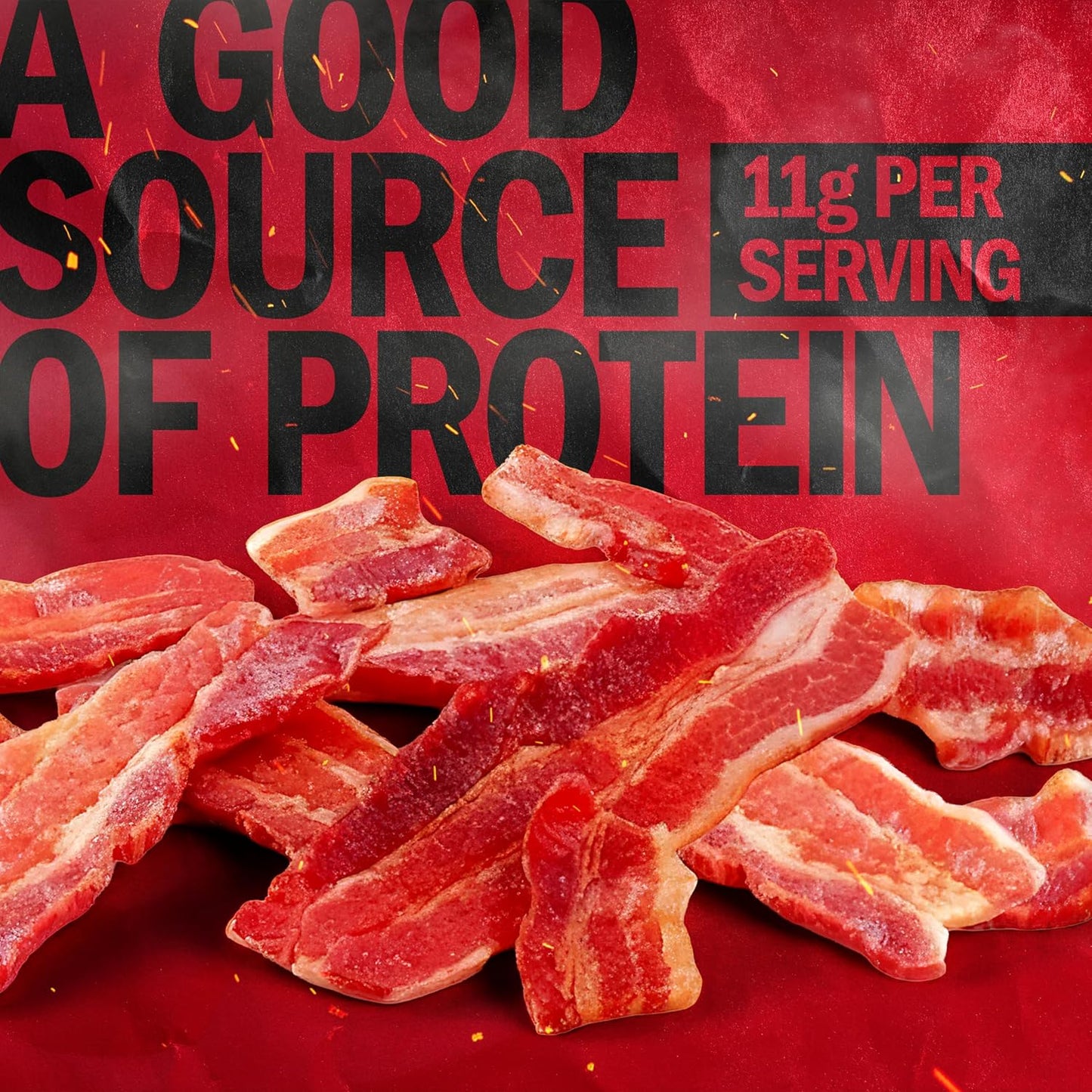 Jack Link'S Hickory Smoked Bacon Jerky - 2.5 Oz Bag - Ready to Eat Real Meat Protein Snacks - 11G Protein per Serving - Made with 100% Thick Cut Real Bacon
