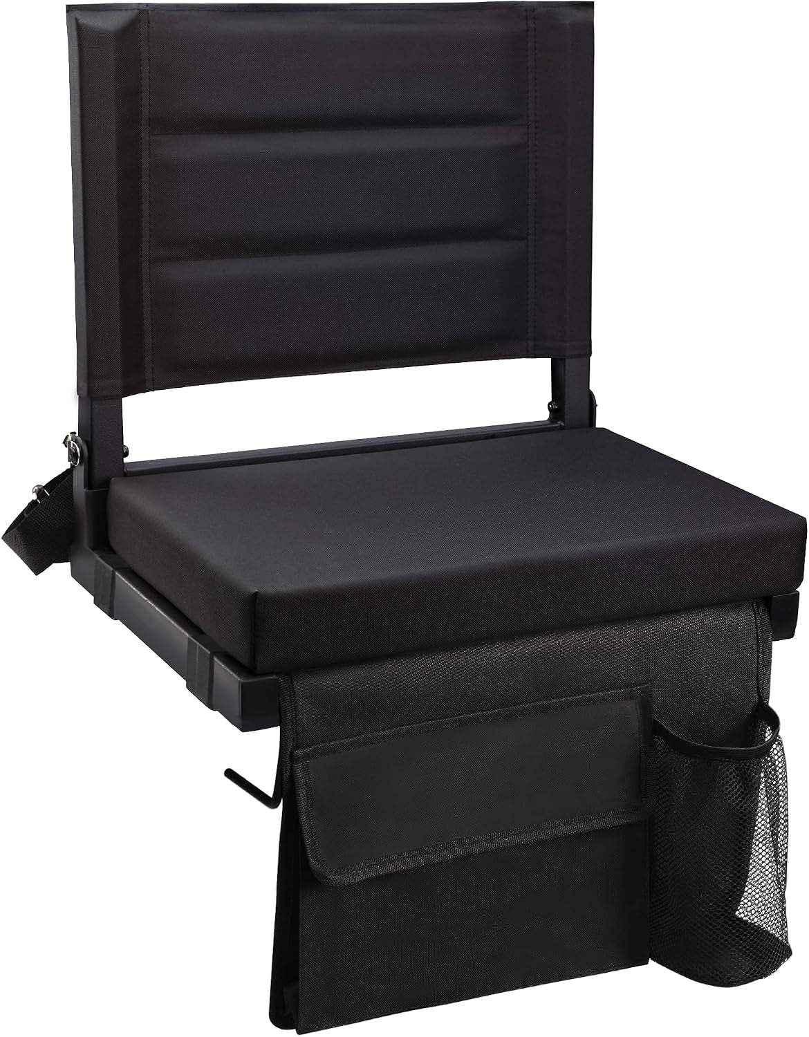 Stadium Seat for Bleachers with Back Support and Thick Padded Cushion