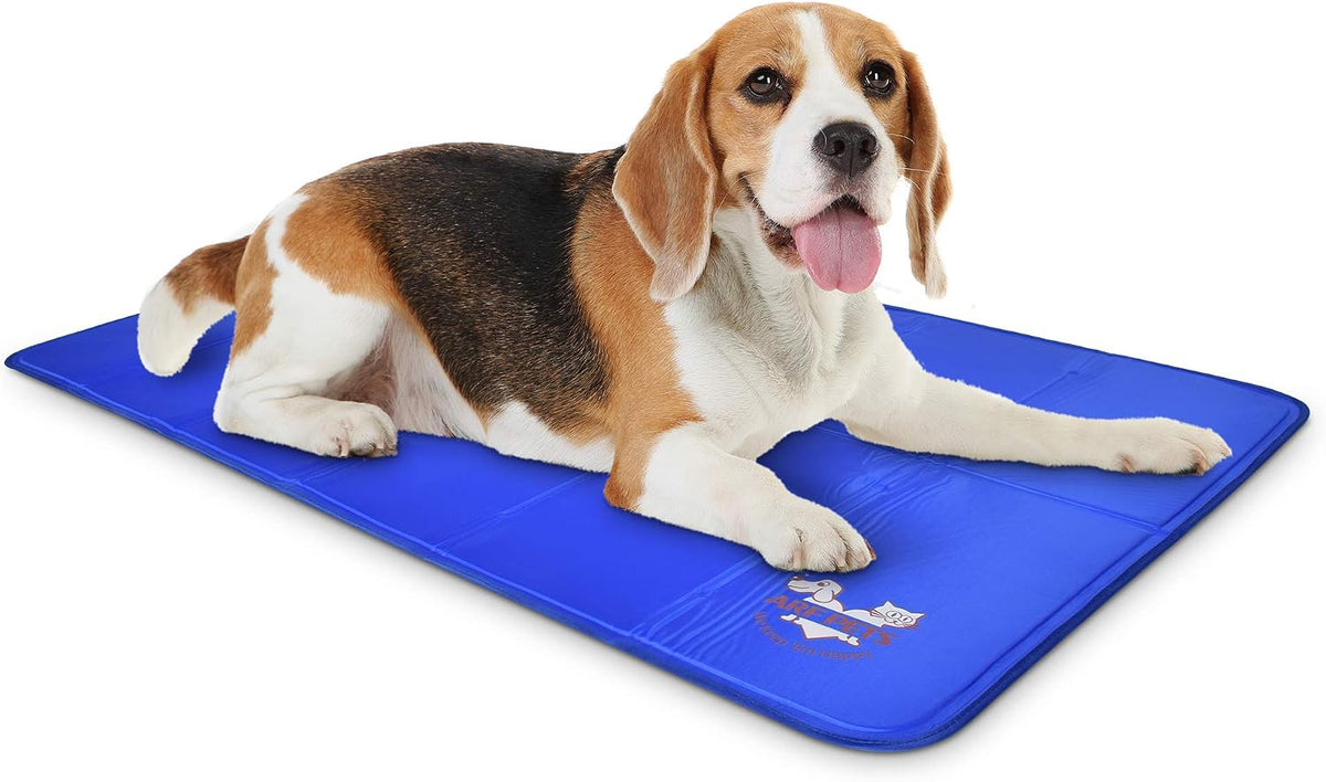 Arf Pets Dog Cooling Mat - Solid Gel Self-Cool Pad | Durable & Non-Toxic