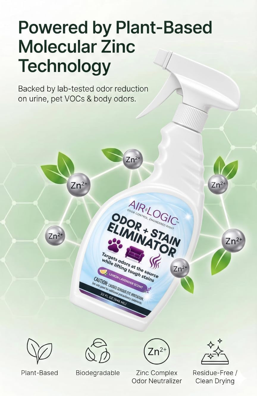 Odor Eliminator Spray, Fast Relief & Long-Lasting Action, 32 Fl Oz