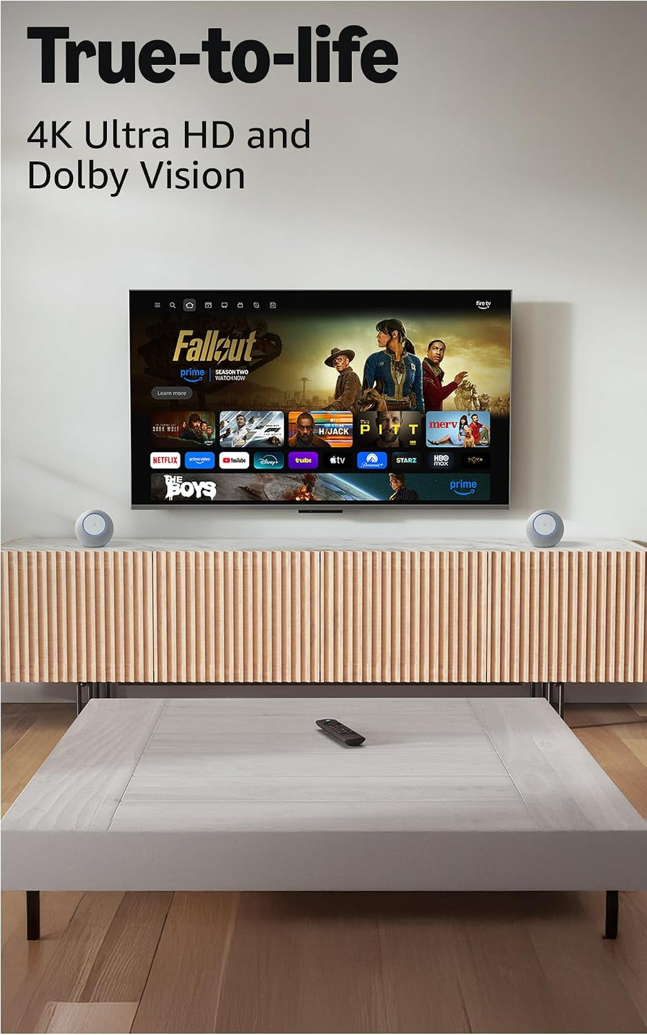 Amazon Fire TV Stick 4K plus (Newest Model) with Ai-Powered Fire TV Search, Wi-Fi 6, Stream Hundreds of Thousands of Movies and Shows, Free & Live TV, Find Shows Faster with Alexa+