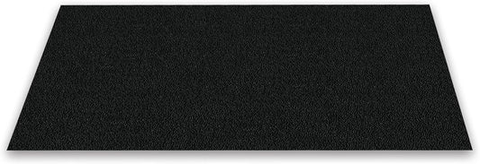 PAR-MSI Heavy Duty Gym Flooring Mat - 3.5' X 6' X 3/4" Thick Rubber Mat - Solid Black - Ideal for Home Gyms, Commercial Fitness Centers, Workouts, and More