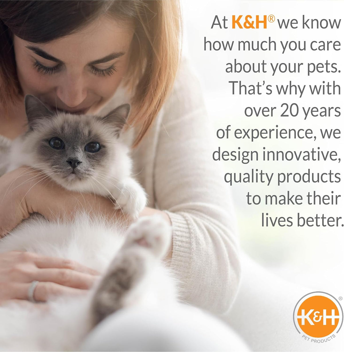 K&H Cat Window Perch, Heated Kitty Sill, Safety Listed, 24X14In, Fleece