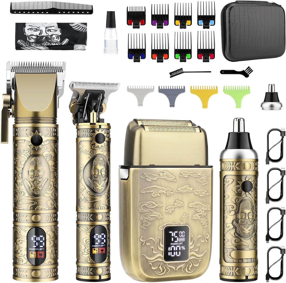 GSKY 27 in 1 Hair Clippers for Men Professional, Beard Trimmer Kits & Sets