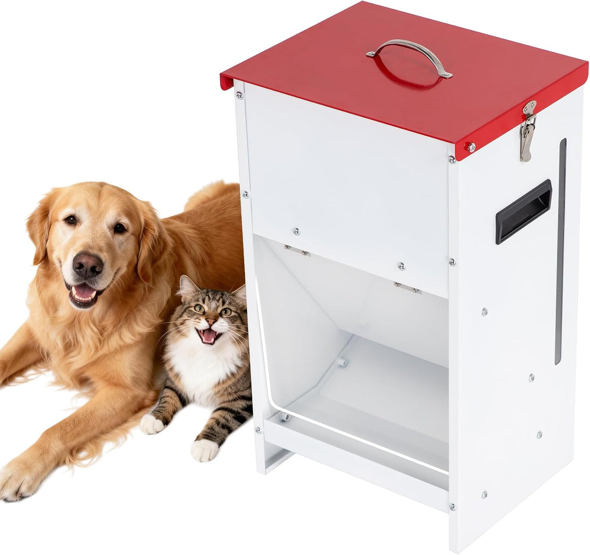 Automatic Dog Feeder - 25LBS Capacity Auto Gravity Dispenser