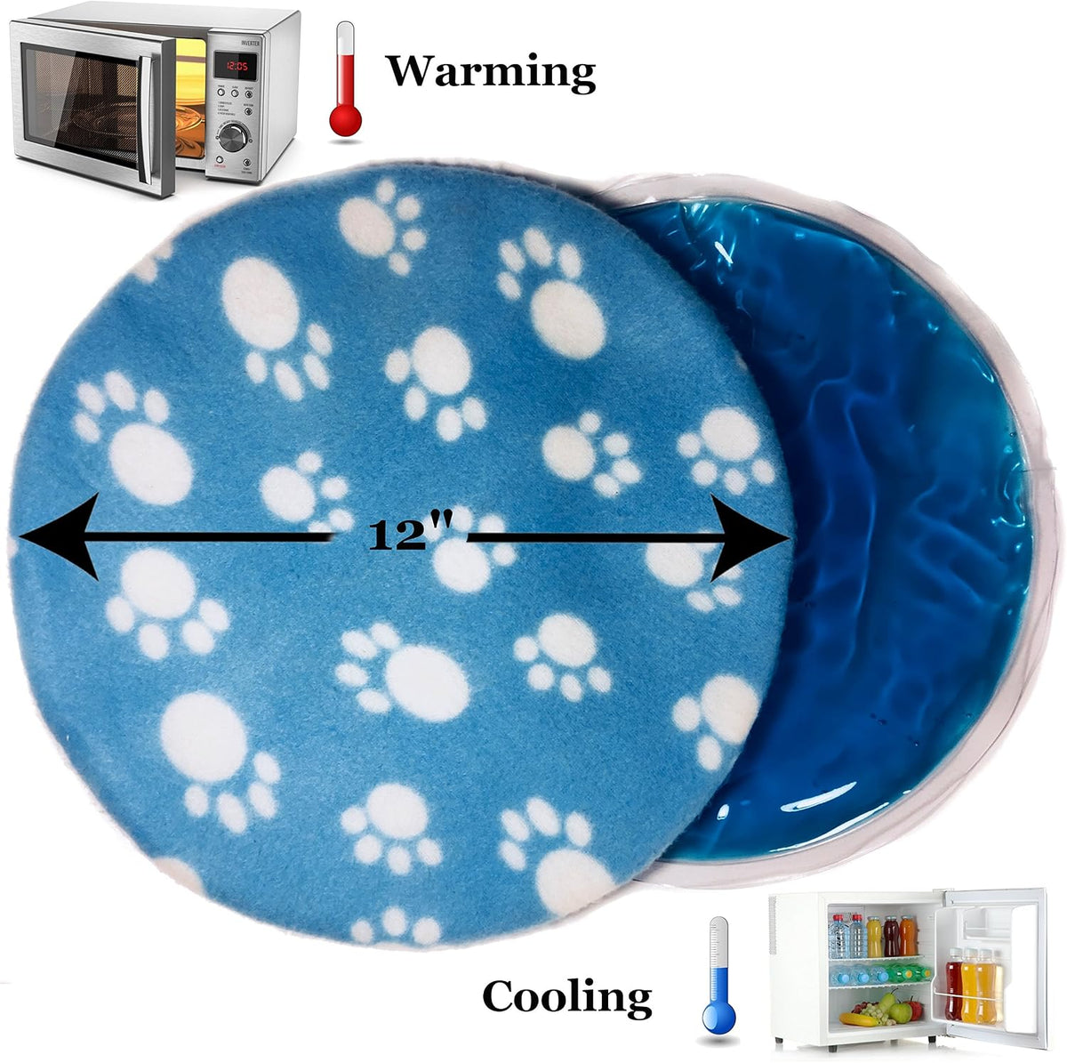 Pet Fit for Life Snuggle Soft Dog Cooling Pad & Pet Heating Pad Combo