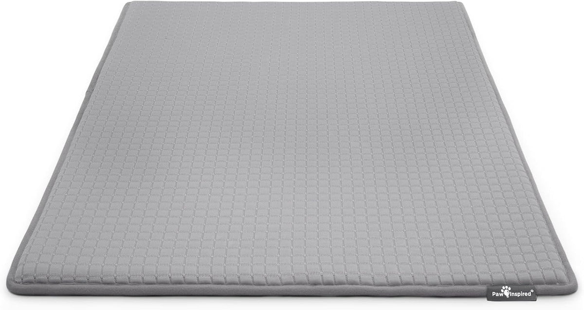 Paw Inspired Cooling Orthopedic Crate Pad, 41X28 Inch, Gray