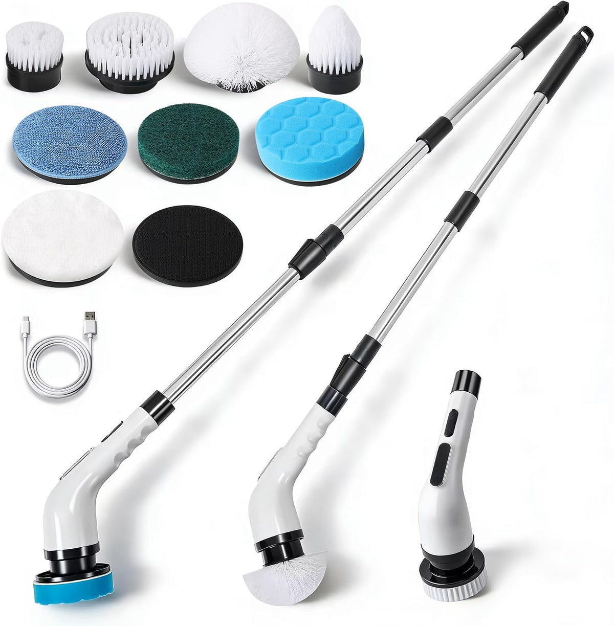 Electric Spin Scrubber, Cordless Cleaning Brush