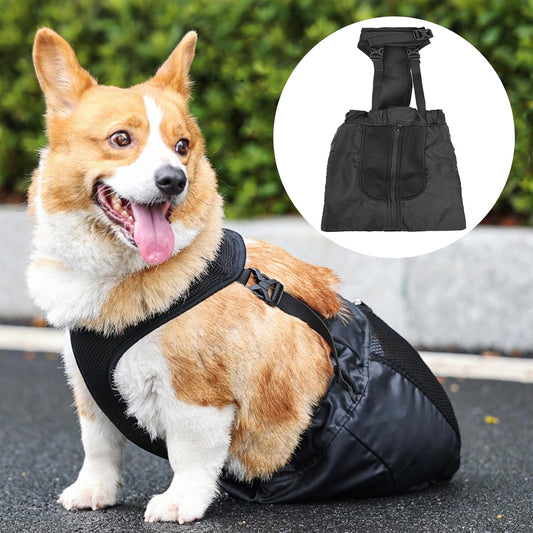 Dog Drag Bag for Paralyzed Rear Legs- Dog Wheelchair Alternative ，Protects Chest and Limbs