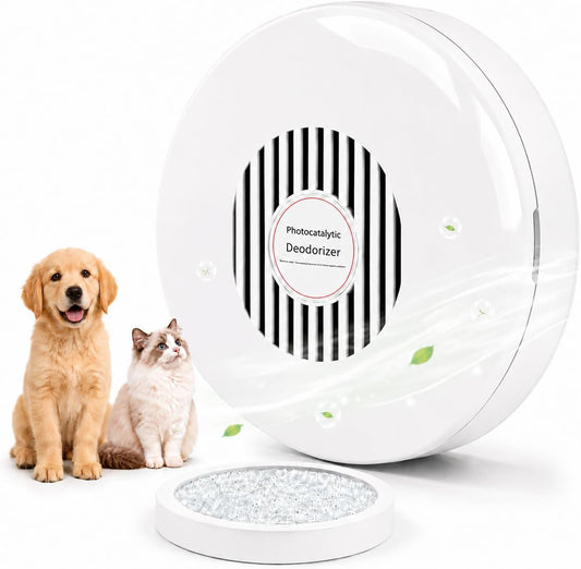 Cat Litter Deodorizer, Ozone-Free Photocatalytic Litter Box Odor Eliminator