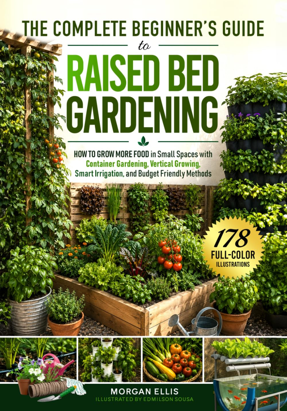 The Complete Beginner'S Guide to Raised Bed Gardening: How to Grow More Food in Small Spaces with Container Gardening, Vertical Growing, Smart Irrigation, and Budget Friendly Methods