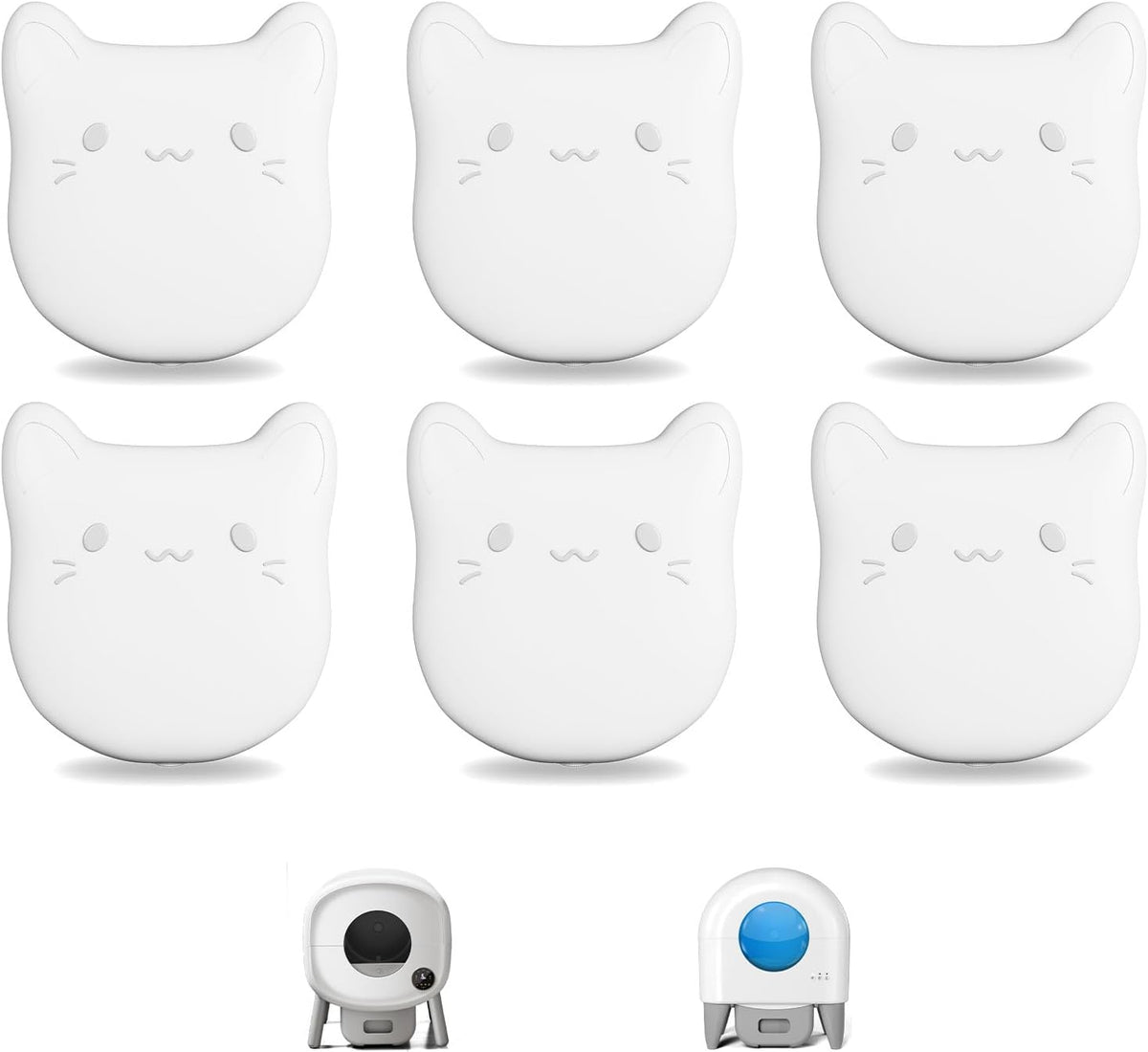 6PCS Litter Box Deodorizer Compatible with Cumrige Self Cleaning Litter Box