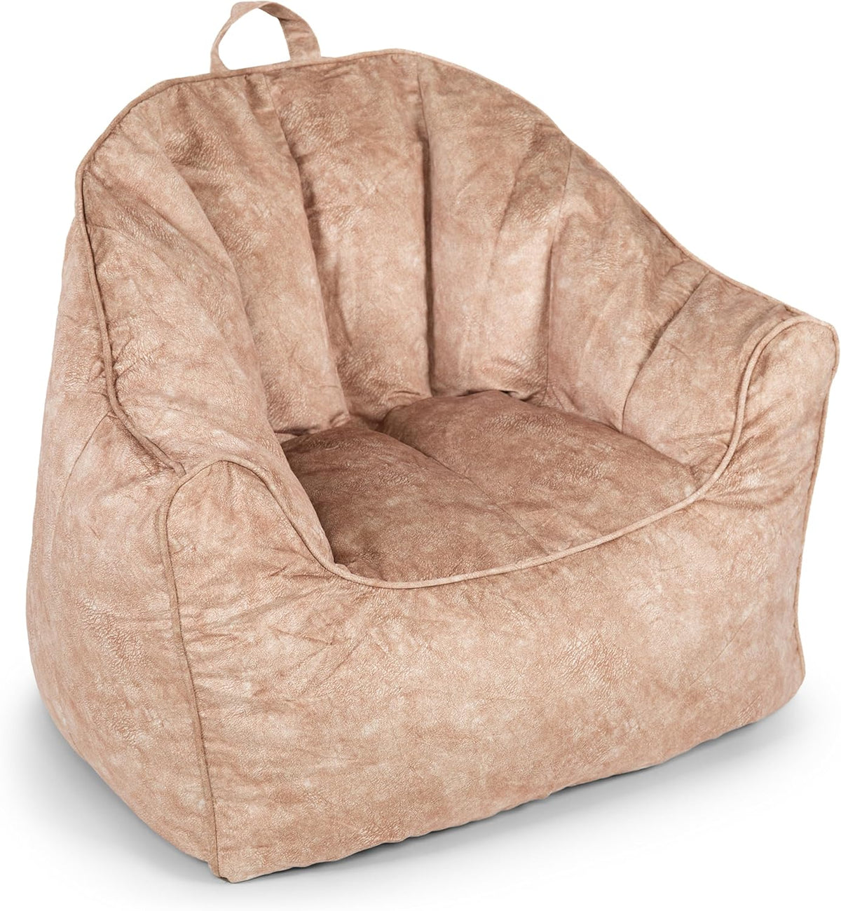 Big Joe Hug Bean Bag Chair, Caribou Hyde, Faux Polyester Blend, 3 Feet
