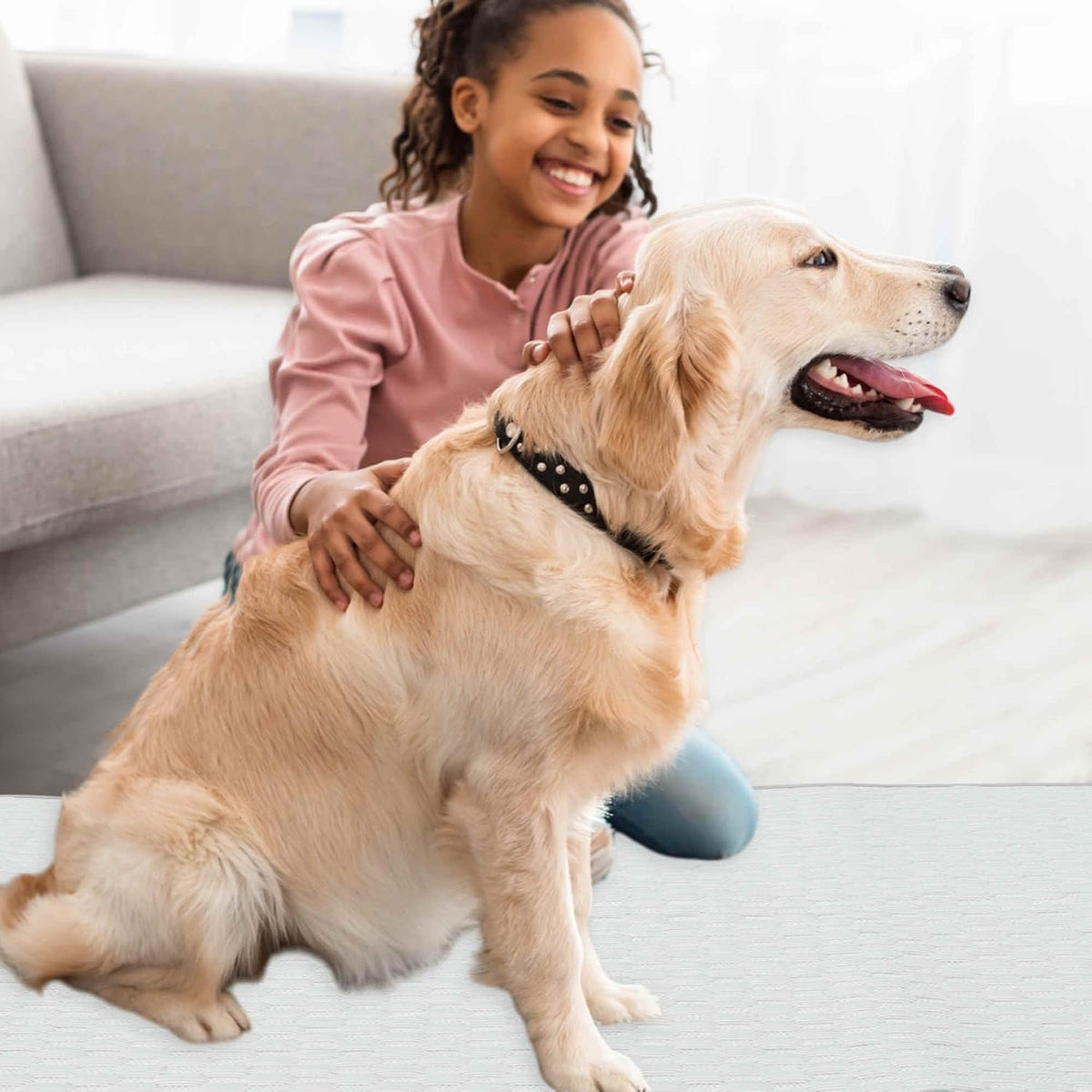 Dog Cooling Mat, Portable Pets Cool Mat, Durable Machine Washable Pets Pad, X-Large, Grey