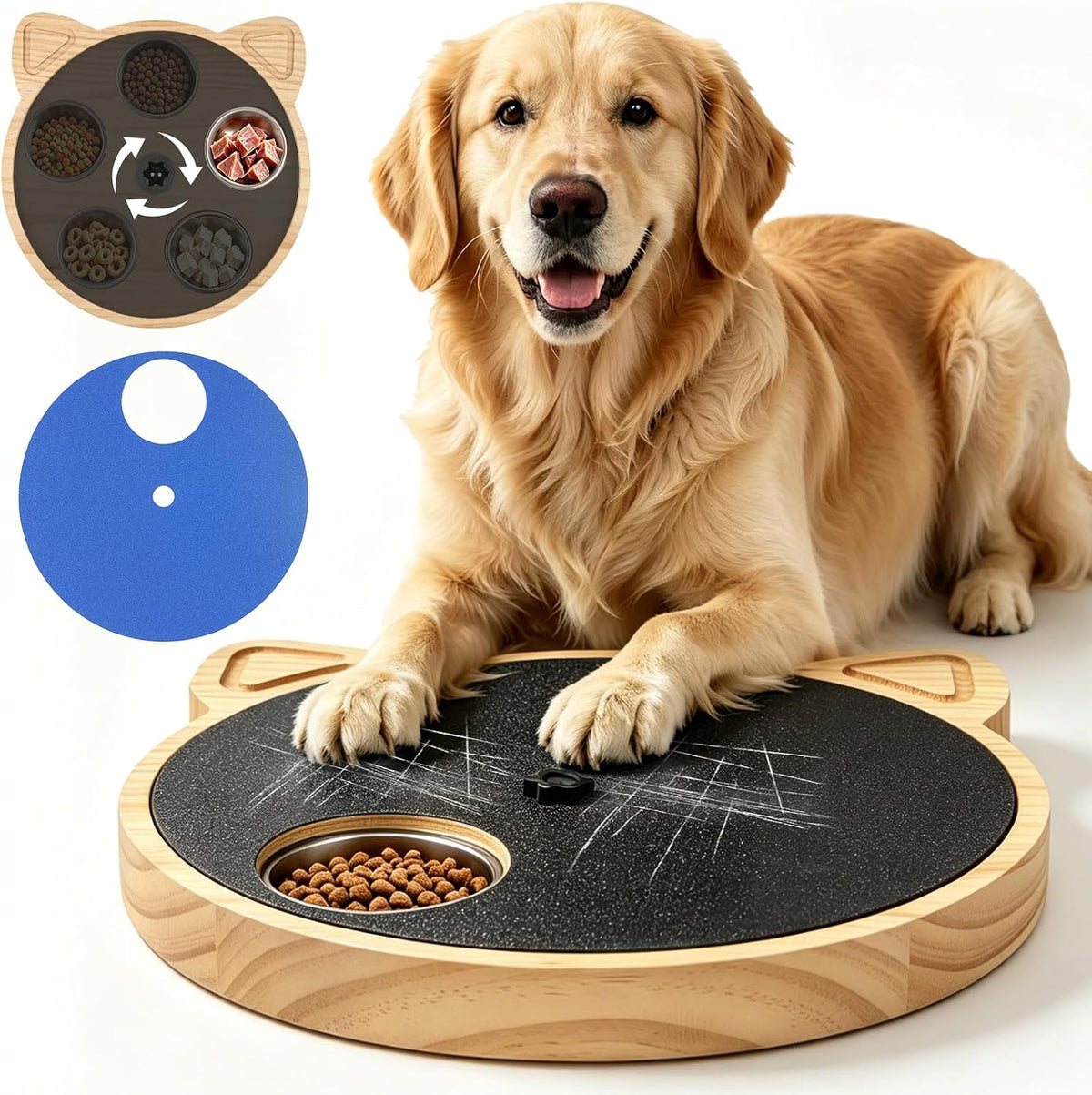Dog Nail Scratch Board - Scratch Pad - Scratch Board Treat Box, Nail File
