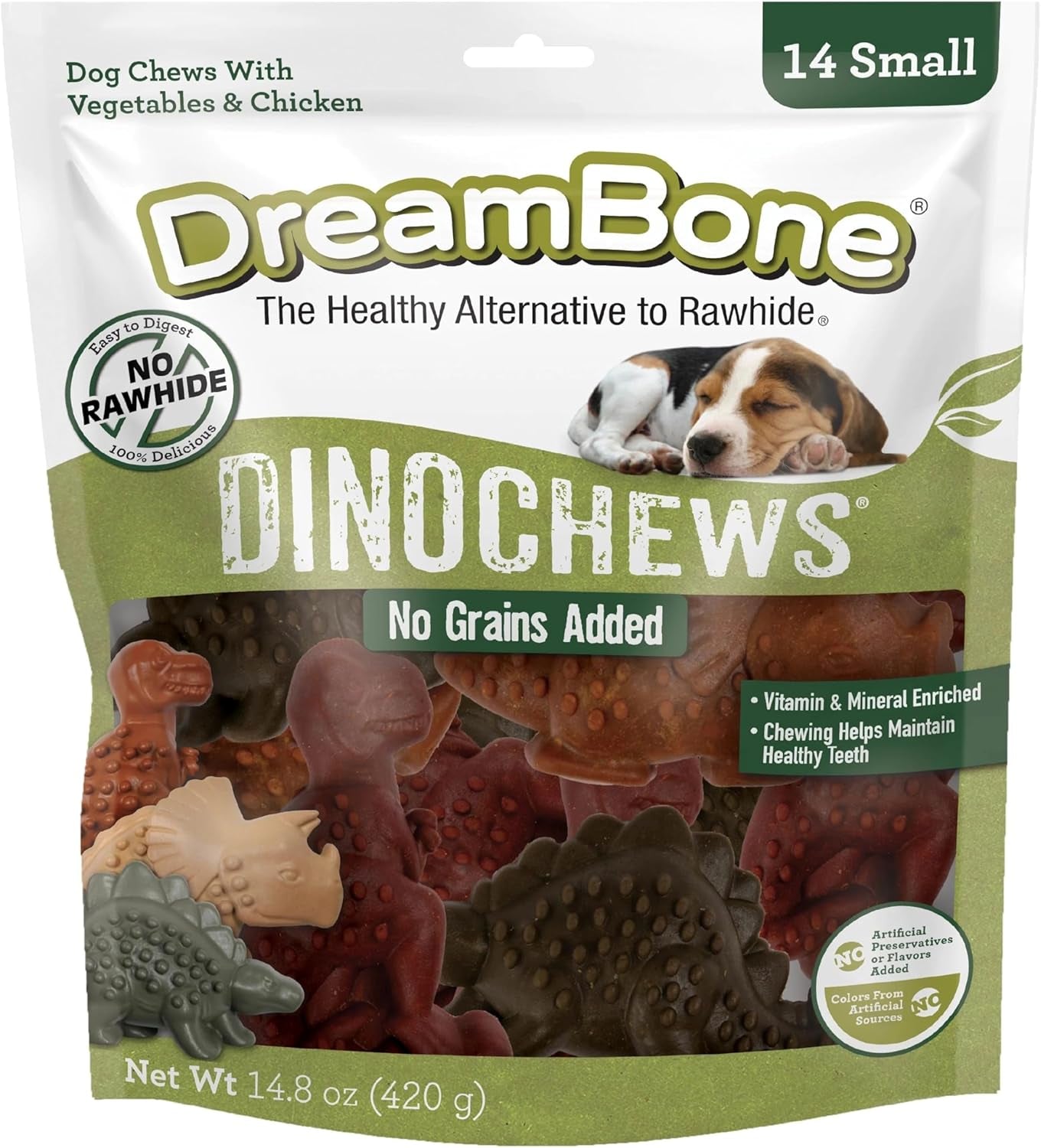 Dreambone Novelty Shaped Chews, Treat Your Dog to a Chew Made with Real Meat and Vegetables