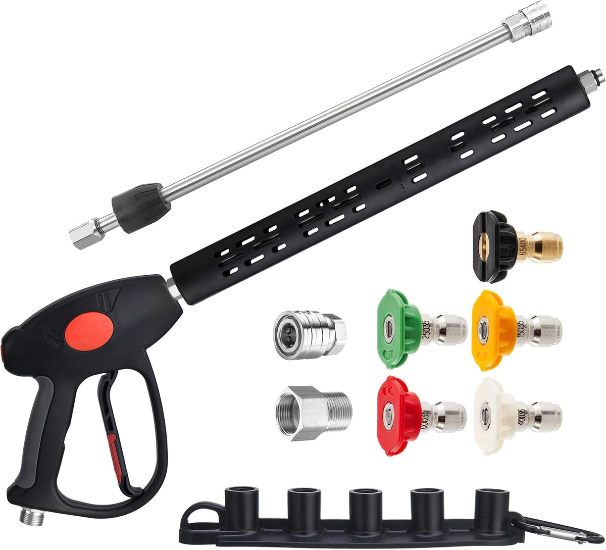 M MINGLE Replacement Pressure Washer Gun with Extension Wand, M22 Fitting