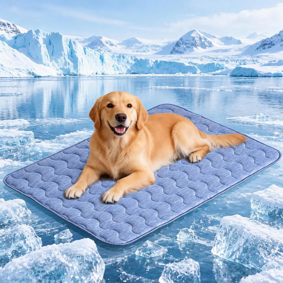 Cooling Mat for Large Dogs, Q-Max>0.45 Chill Fiber, 39X 28X0.79