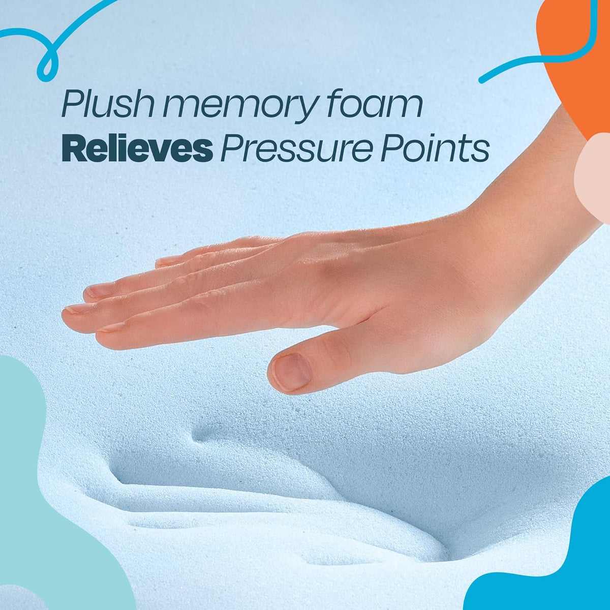 Linenspa 2 Inch Gel Memory Foam Mattress Topper, Plush, Cooling, Queen Size