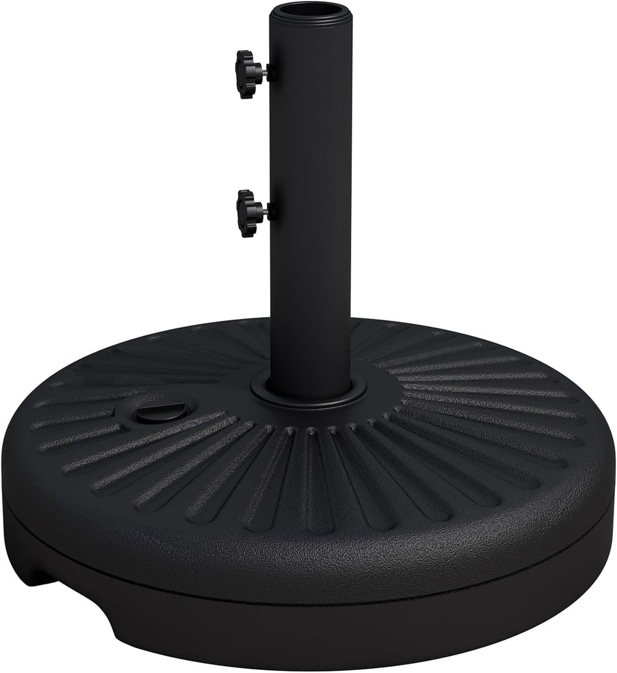 JEAREY 82Lb Capacity Outdoor Umbrella Base Water Filled Stand, Patio Umbrella Base Stand, Patio Outdoor Heavy Duty Umbrella Holder Stand (Black)