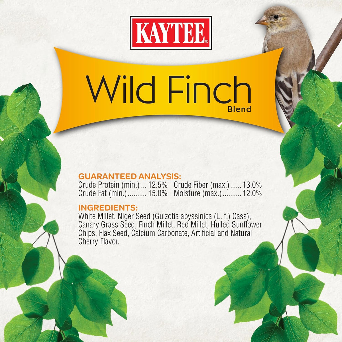 Kaytee Wild Finch Bird Food Stand up Bag, 5 Pounds