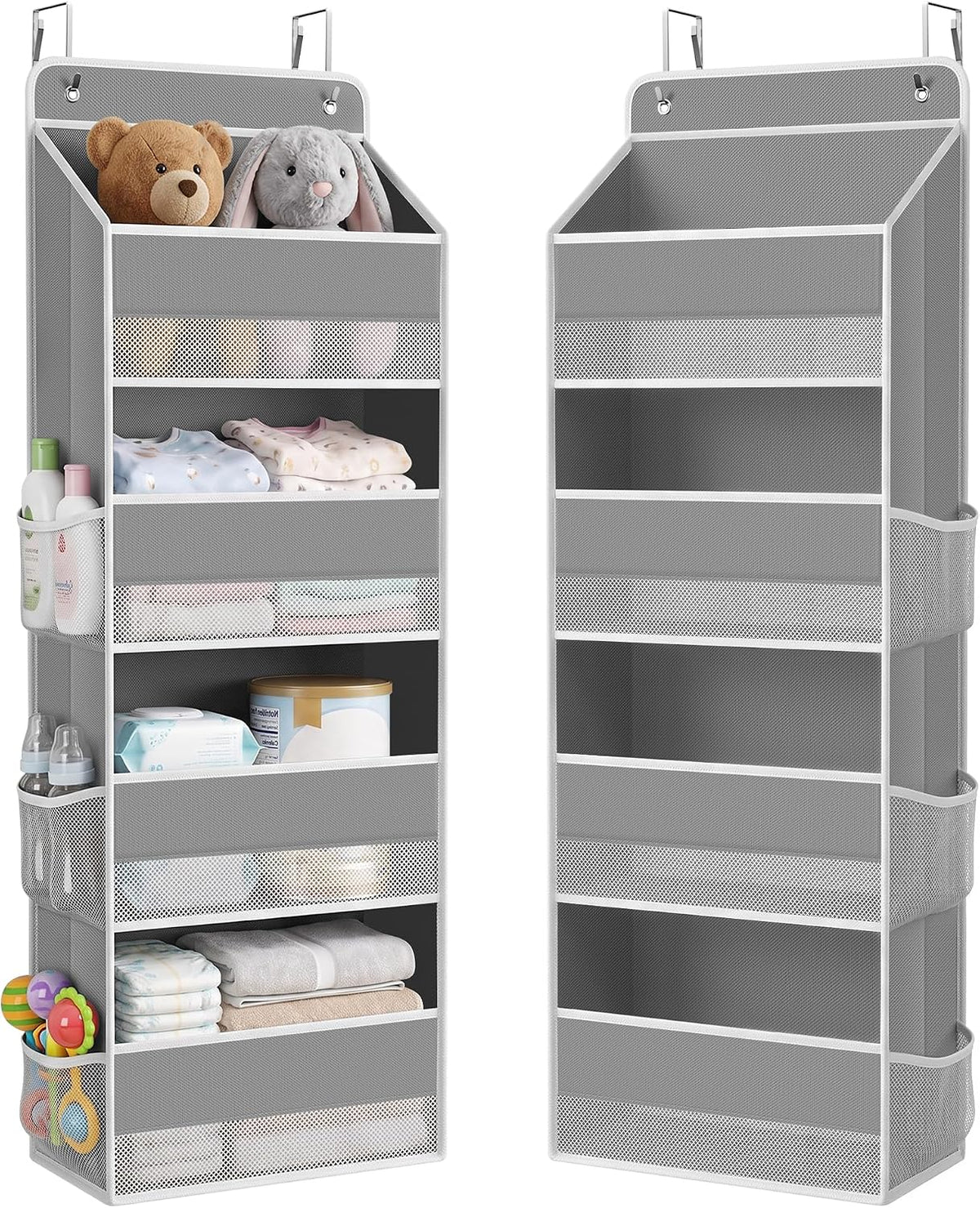 Spacehacks 1 Pack over the Door Organizer Hanging Storage Room Organizer