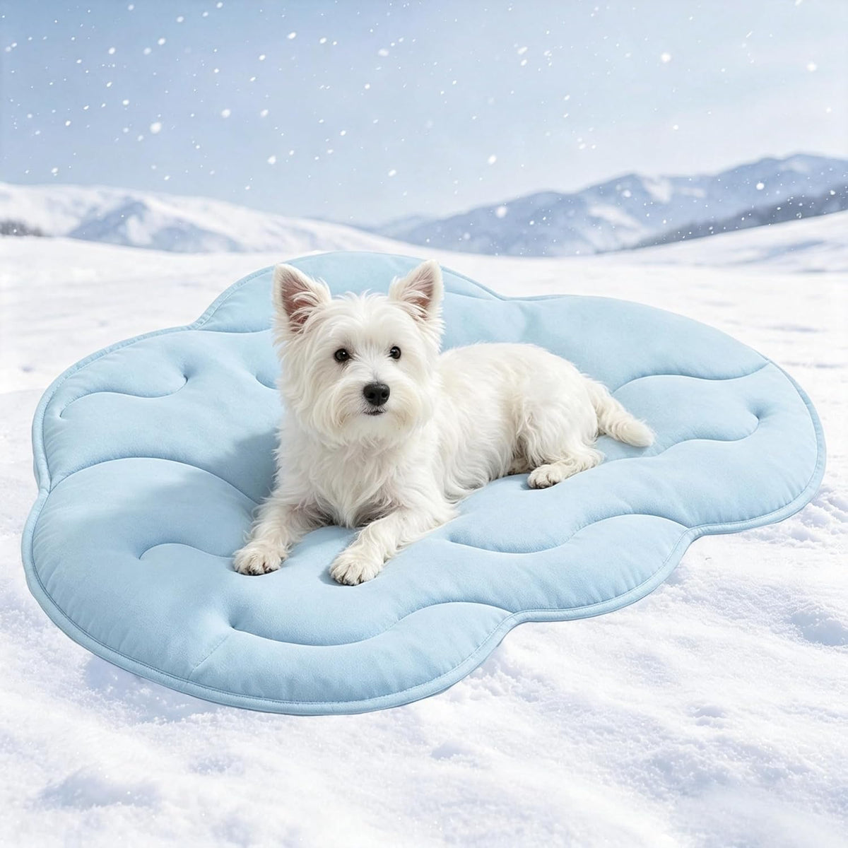 BECEMURU Cooling Mat for Dogs, Q-MAX＞0.46 Thickened Breathable Cold Pad