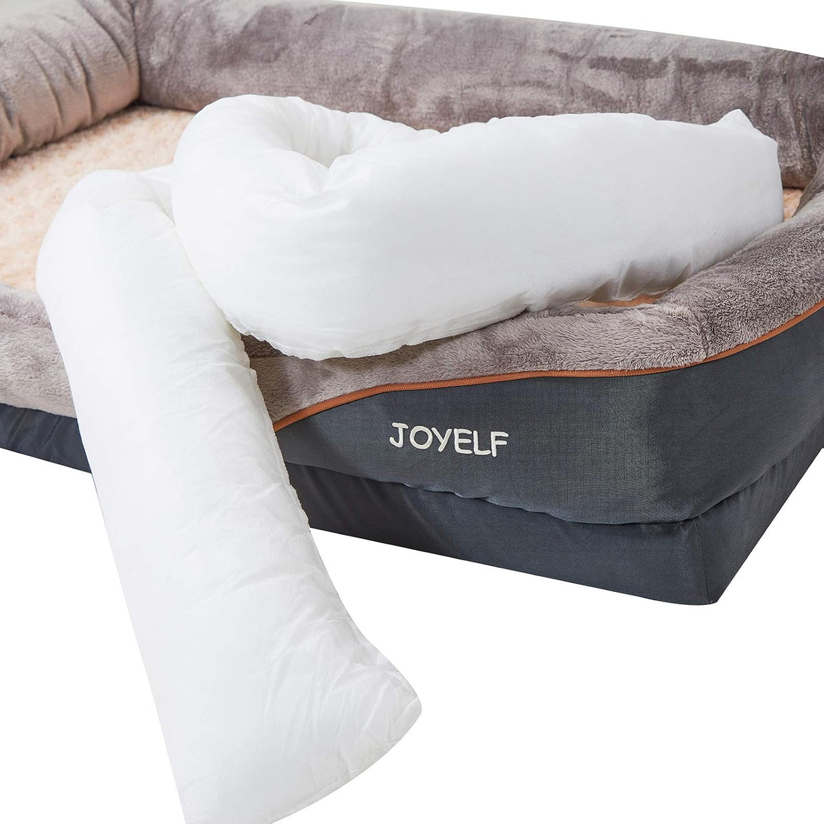 JOYELF Orthopedic Memory Foam Dog Bed Replacement Filling Bolster Insert Stuffing Pillow - Xx-Large Size