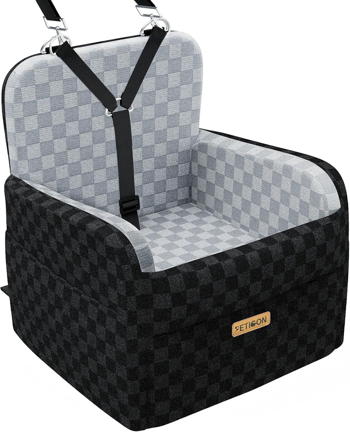Waterproof Dog Car Seat for Small Medium Dogs, 6In Memory Foam