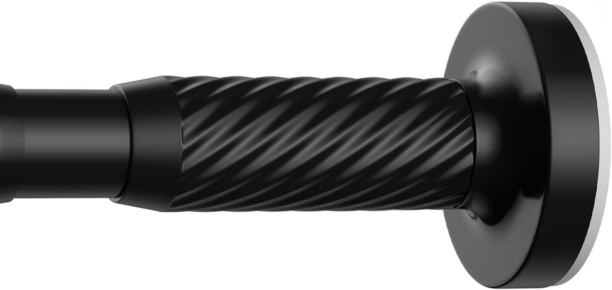 Tension Curtain Rod 32-90Inch Black Tension Rod Outdoor Curtain Rods